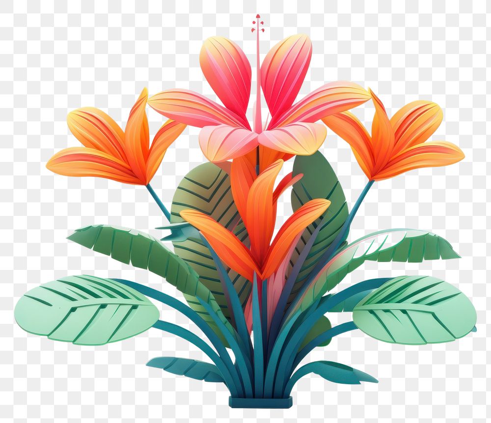 PNG Plant art flower petal. AI generated Image by rawpixel.