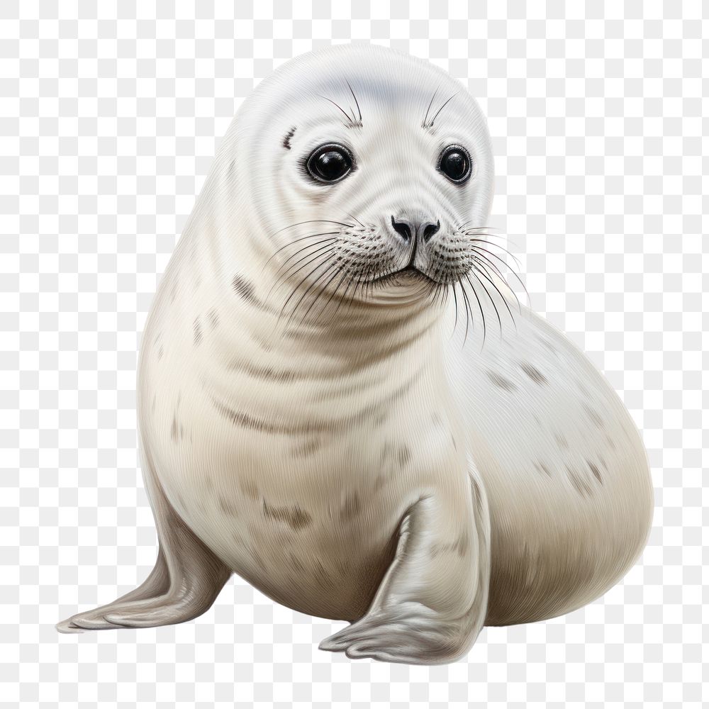 Animal mammal seal underwater. AI generated Image by rawpixel.