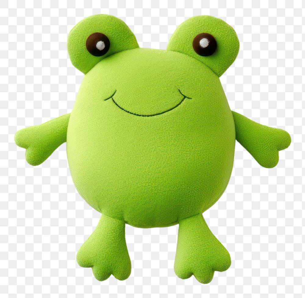 PNG Toy cartoon plush green. 