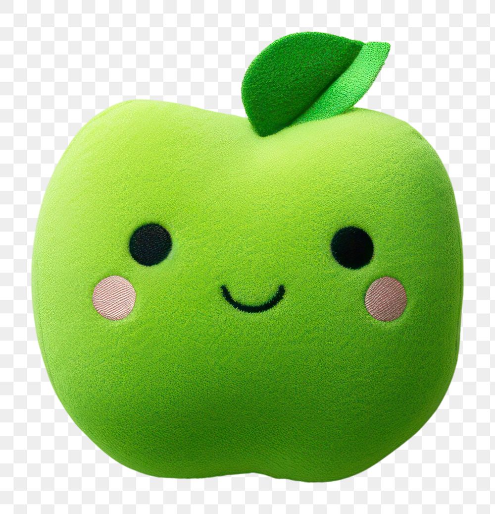 PNG Green toy apple fruit. 