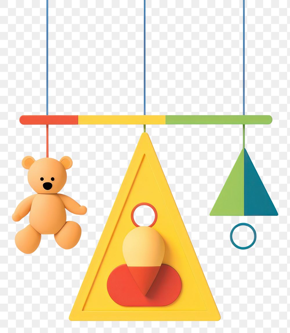 PNG Toy hanging line representation. AI generated Image by rawpixel.