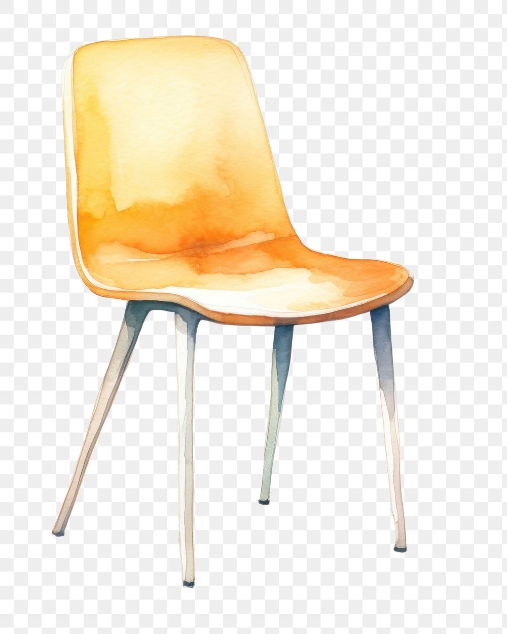 PNG Chair furniture armrest absence. AI generated Image by rawpixel.