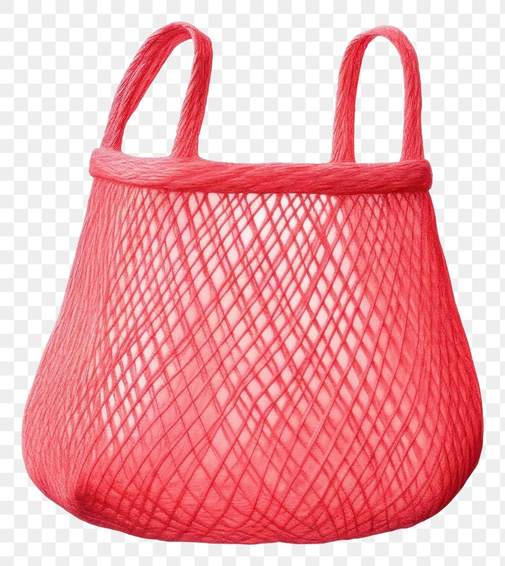 PNG Bag handbag red white background, digital paint illustration. AI generated image