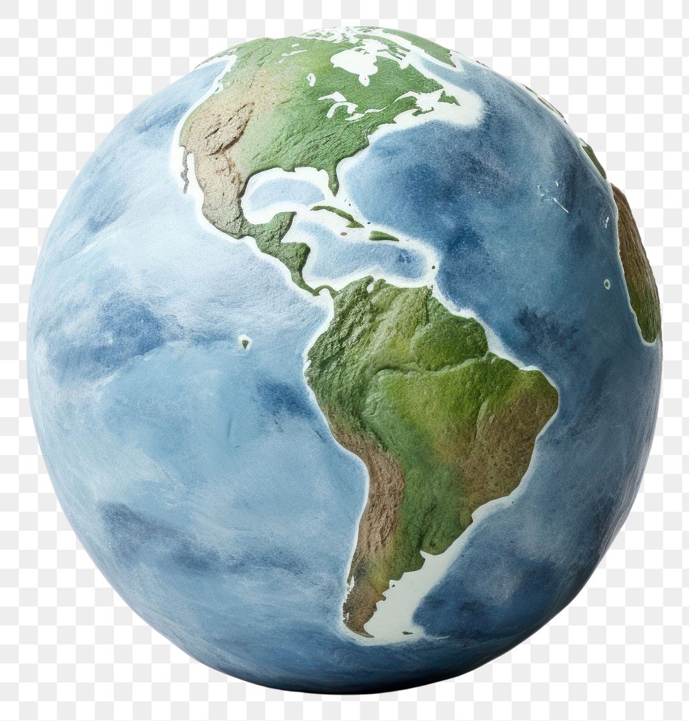 PNG Earth sphere planet space. AI generated Image by rawpixel.