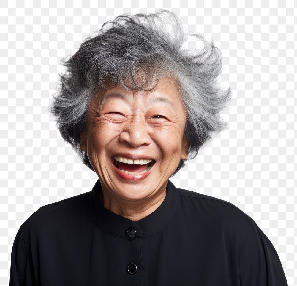 PNG Portrait laughing adult smile. AI generated Image by rawpixel.