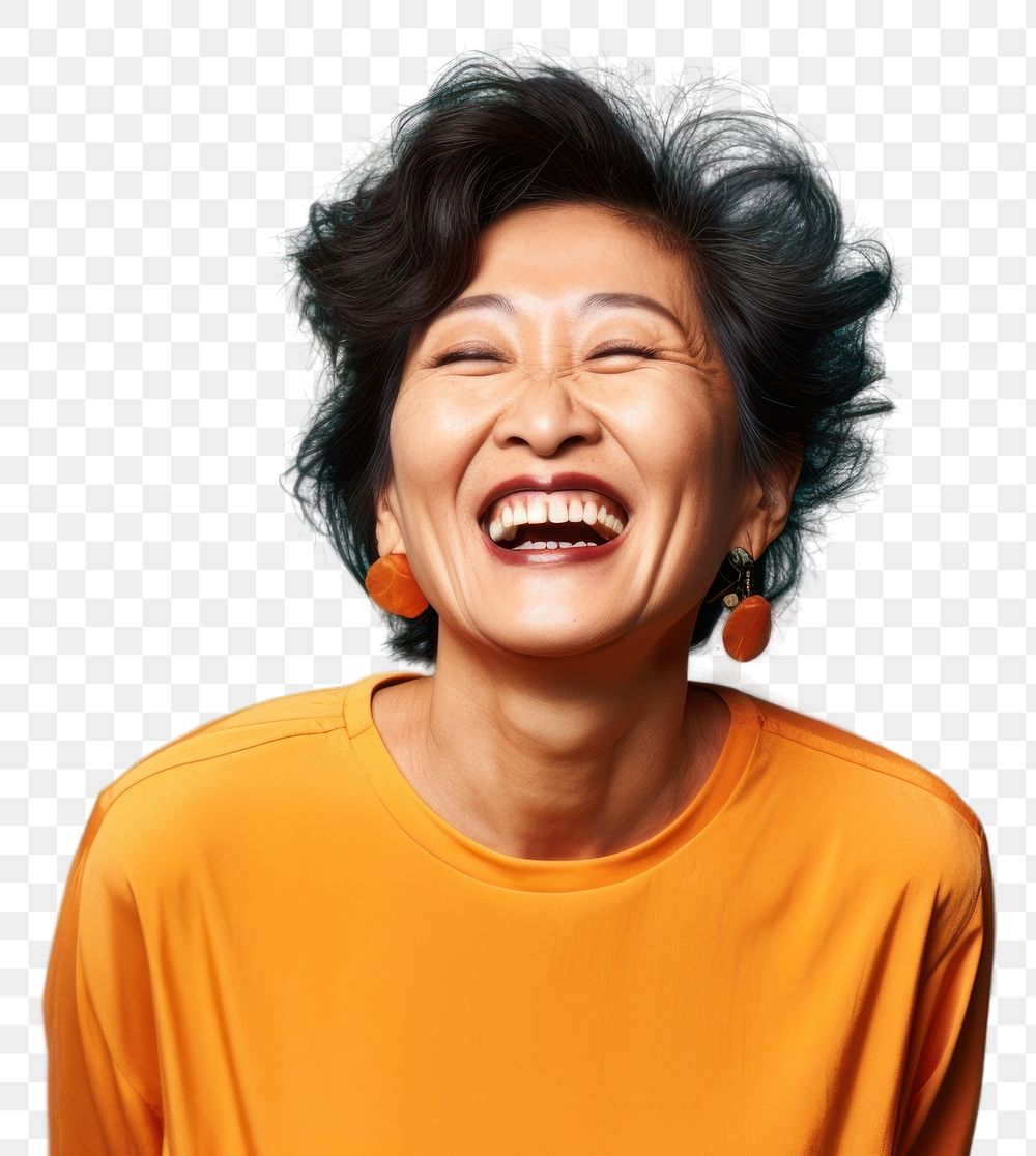 PNG Laughing adult happiness enjoyment. AI generated Image by rawpixel.