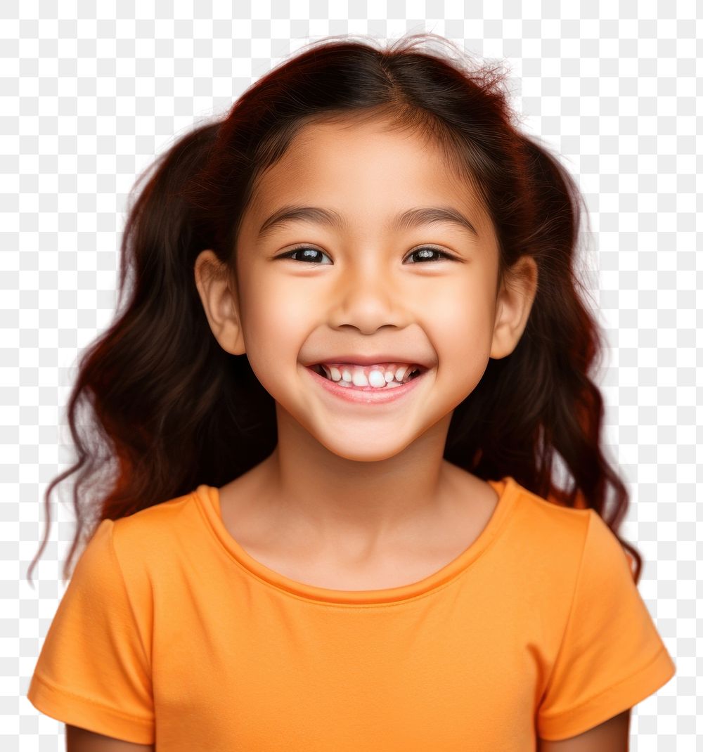 PNG Portrait smiling child smile. AI generated Image by rawpixel.