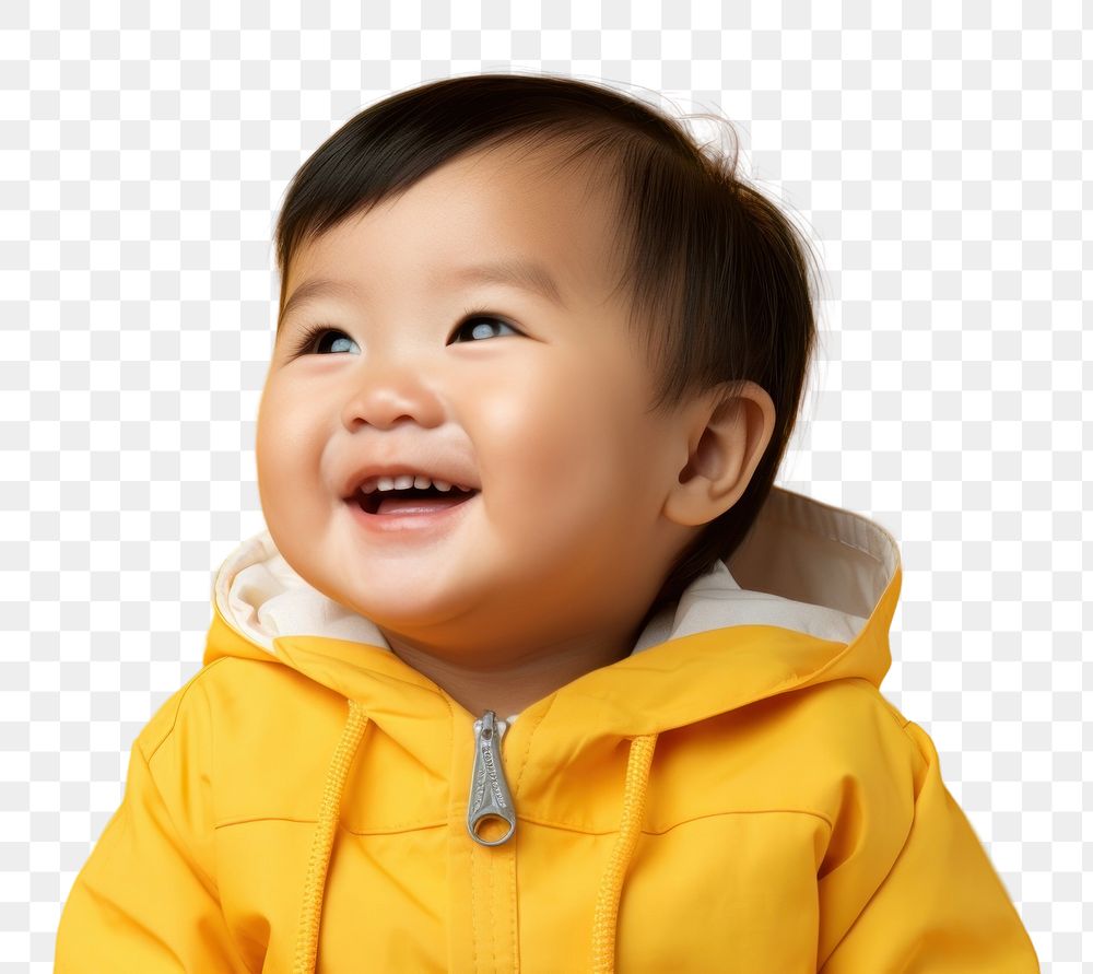 PNG Portrait toddler smiling smile. AI generated Image by rawpixel.
