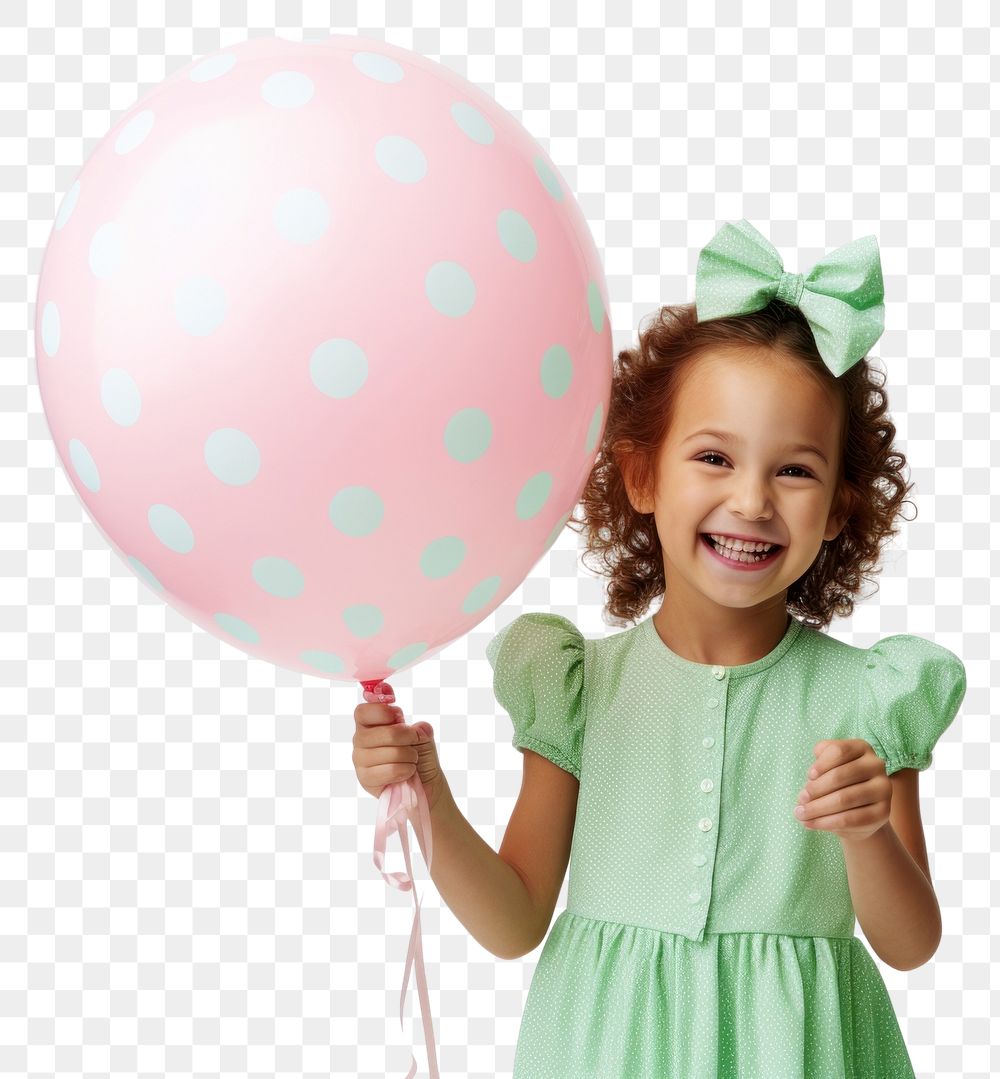 PNG Balloon portrait holding dress transparent background