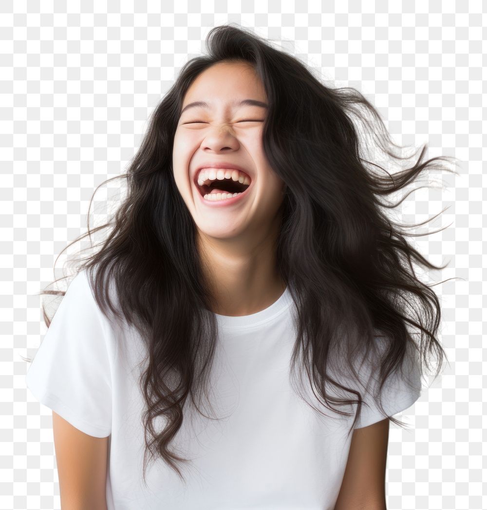 PNG Shouting laughing adult excitement. AI generated Image by rawpixel.