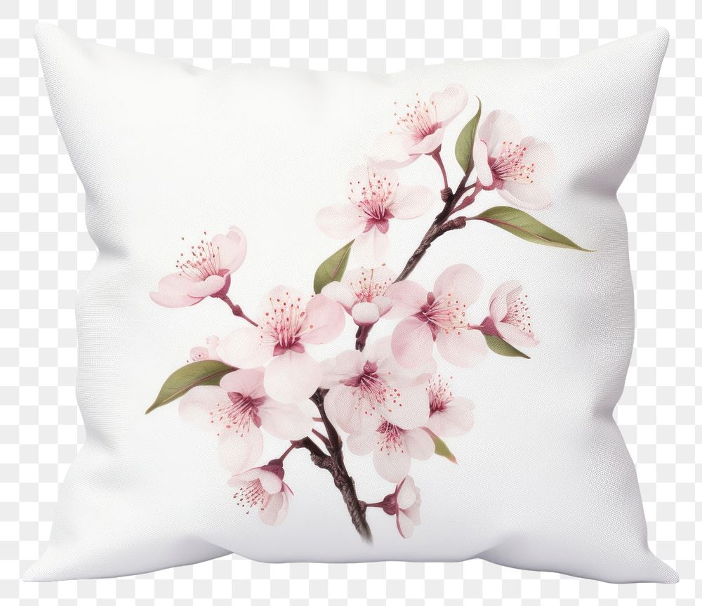 PNG Blossom pillow cushion flower. 