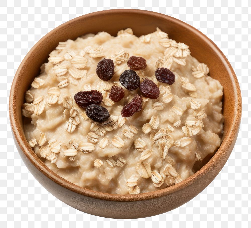 PNG Breakfast oatmeal food bowl. AI generated Image by rawpixel.