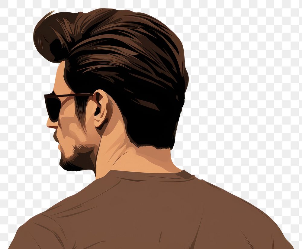 PNG Sunglasses portrait drawing sketch. AI generated Image by rawpixel.
