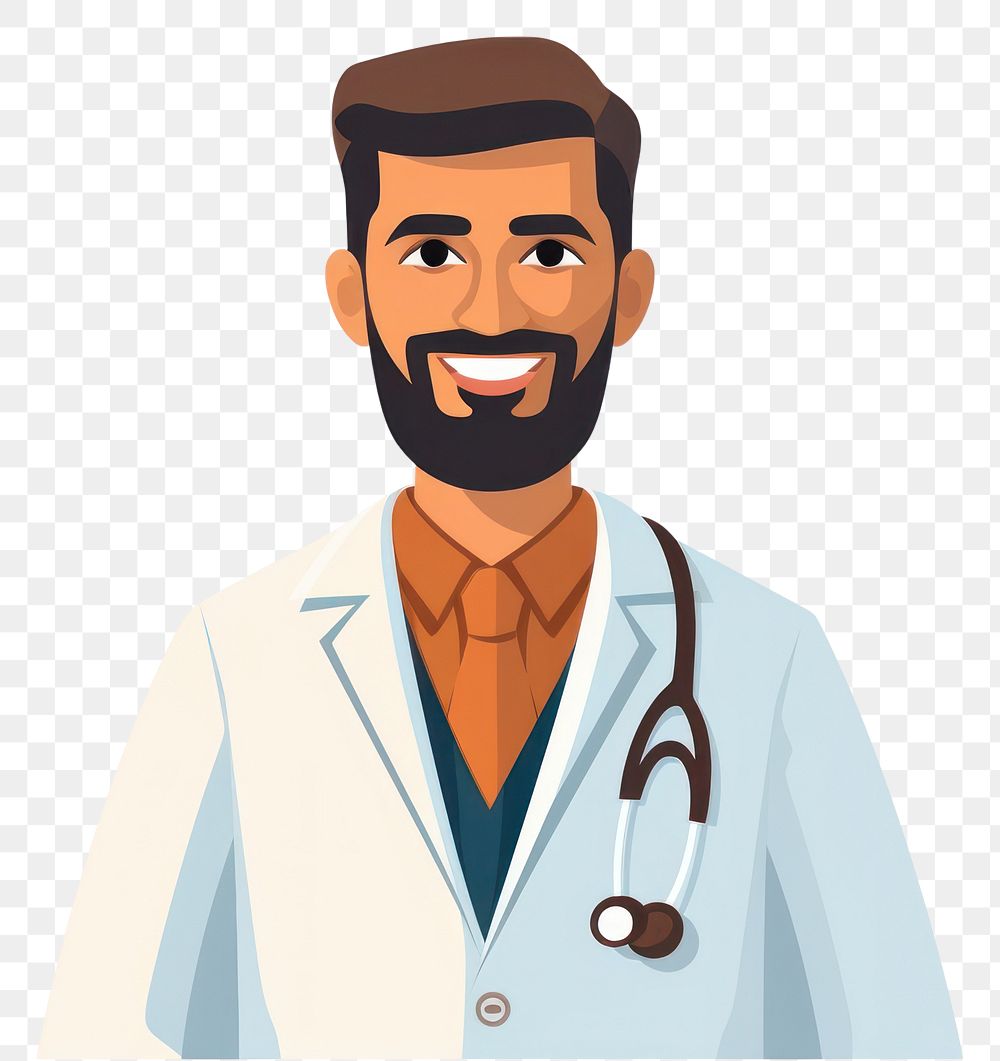 PNG Doctor adult transparent background stethoscope. AI generated Image by rawpixel.