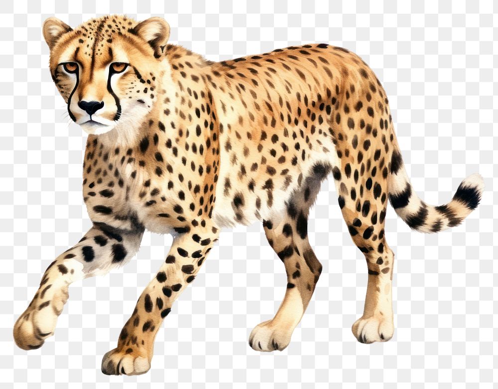 PNG Cheetah wildlife animal mammal. 