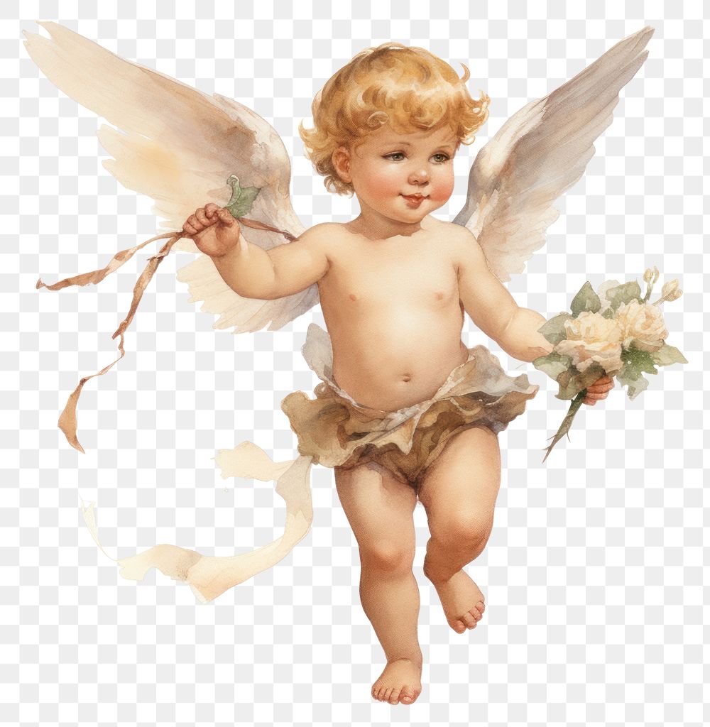 PNG Angel portrait child cupid