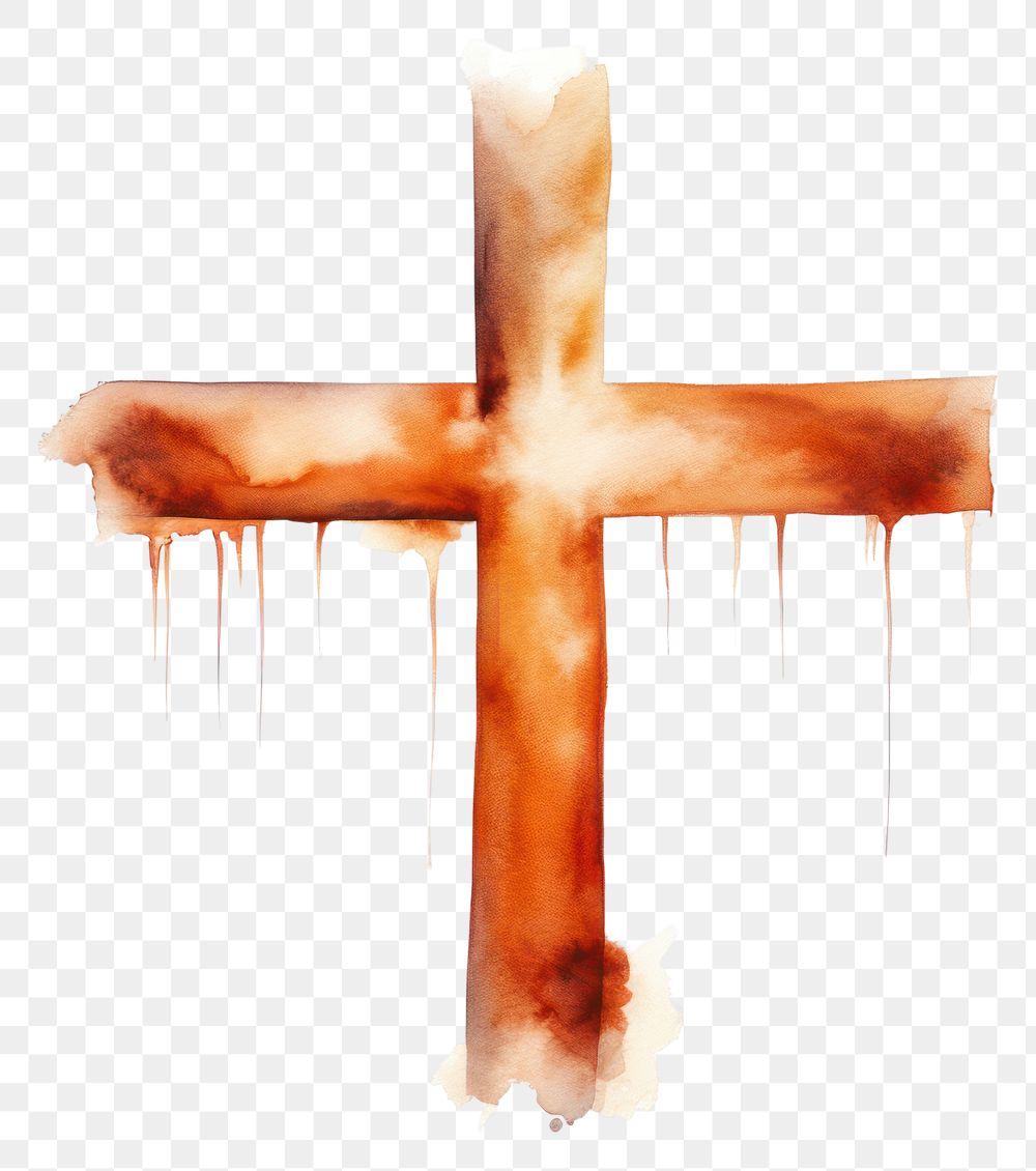 PNG Crucifix symbol cross spirituality. AI generated Image by rawpixel.