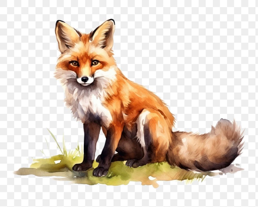 PNG Wildlife animal mammal fox. AI generated Image by rawpixel.