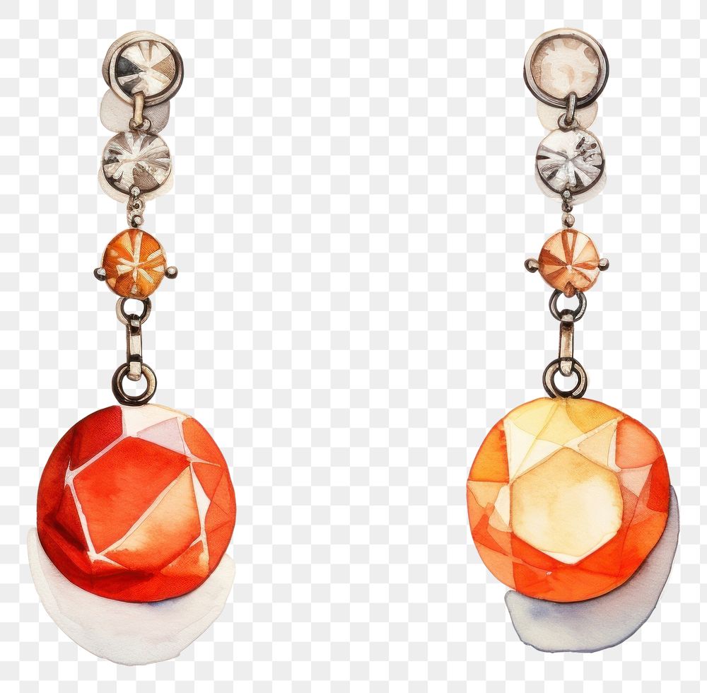 PNG Gemstone earring jewelry accessories. AI generated Image by rawpixel.