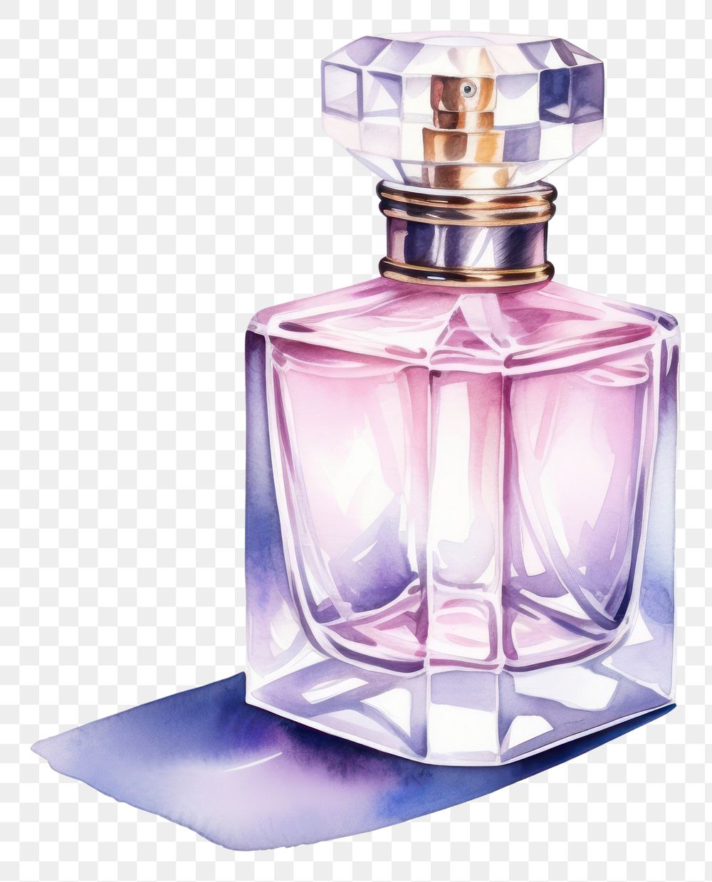 PNG Perfume bottle cosmetics container. AI generated Image by rawpixel.