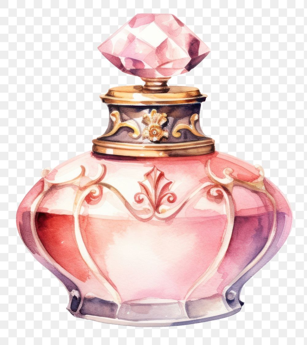 PNG Perfume bottle creativity container. AI generated Image by rawpixel.