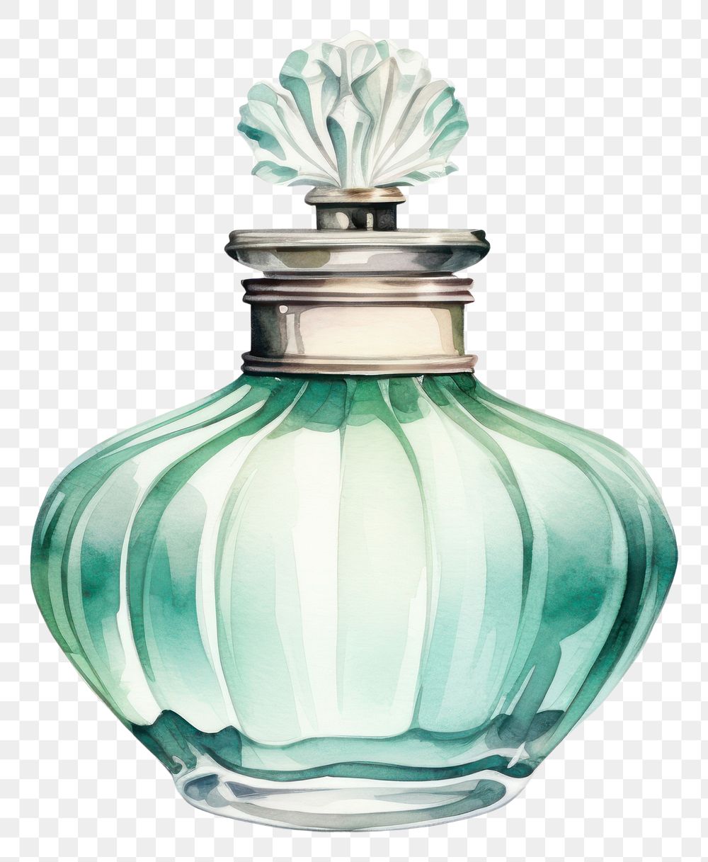 PNG Perfume bottle creativity container. AI generated Image by rawpixel.