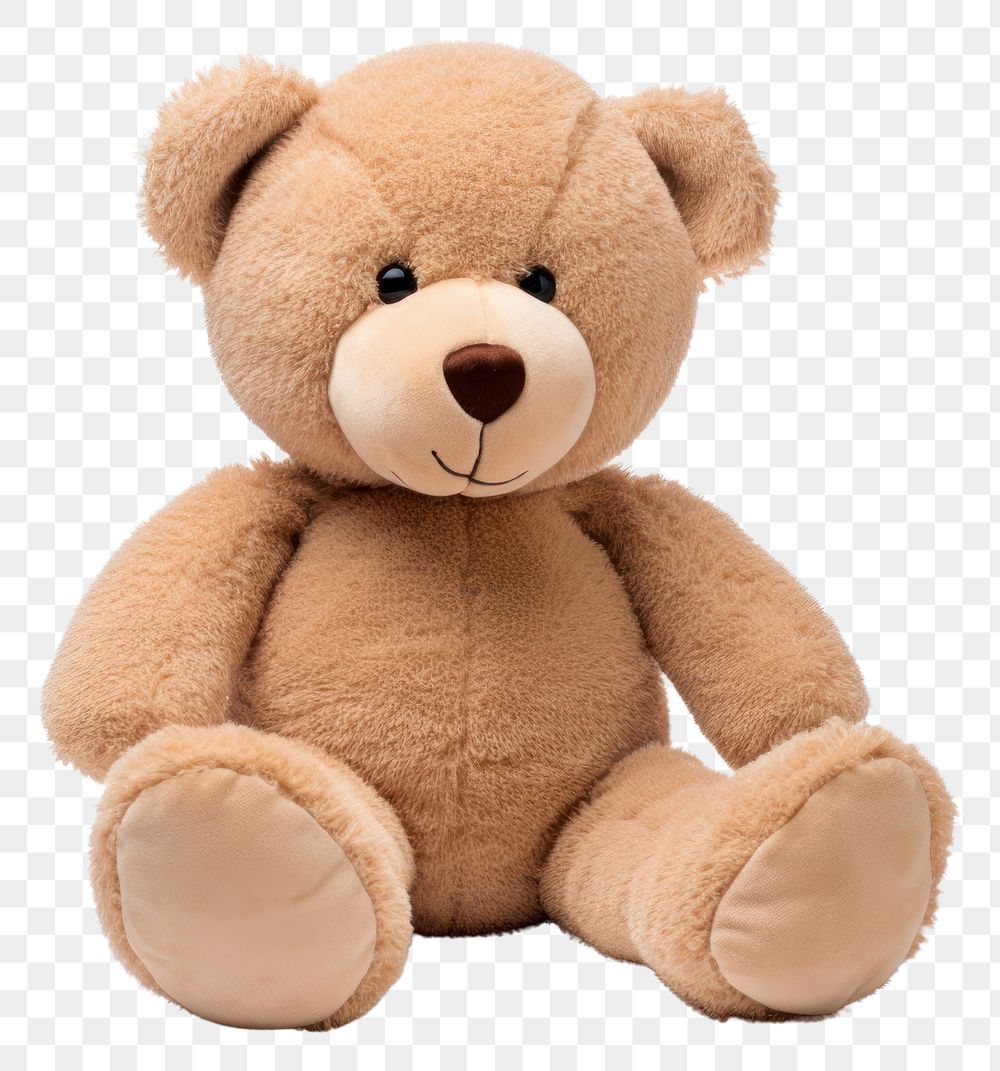 PNG Toy plush cute bear. AI generated Image by rawpixel.