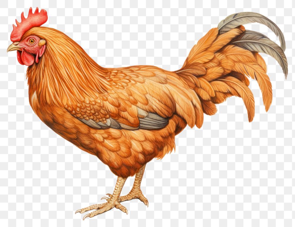 PNG Chicken poultry animal bird. 