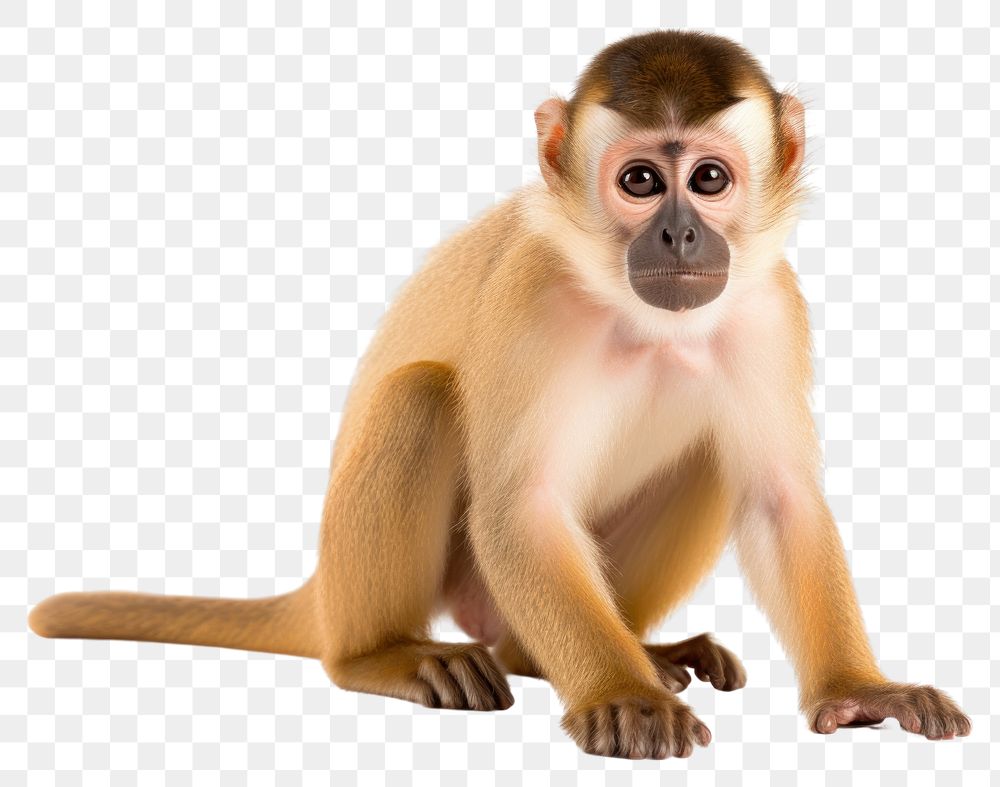 PNG Wildlife monkey animal mammal. AI generated Image by rawpixel.