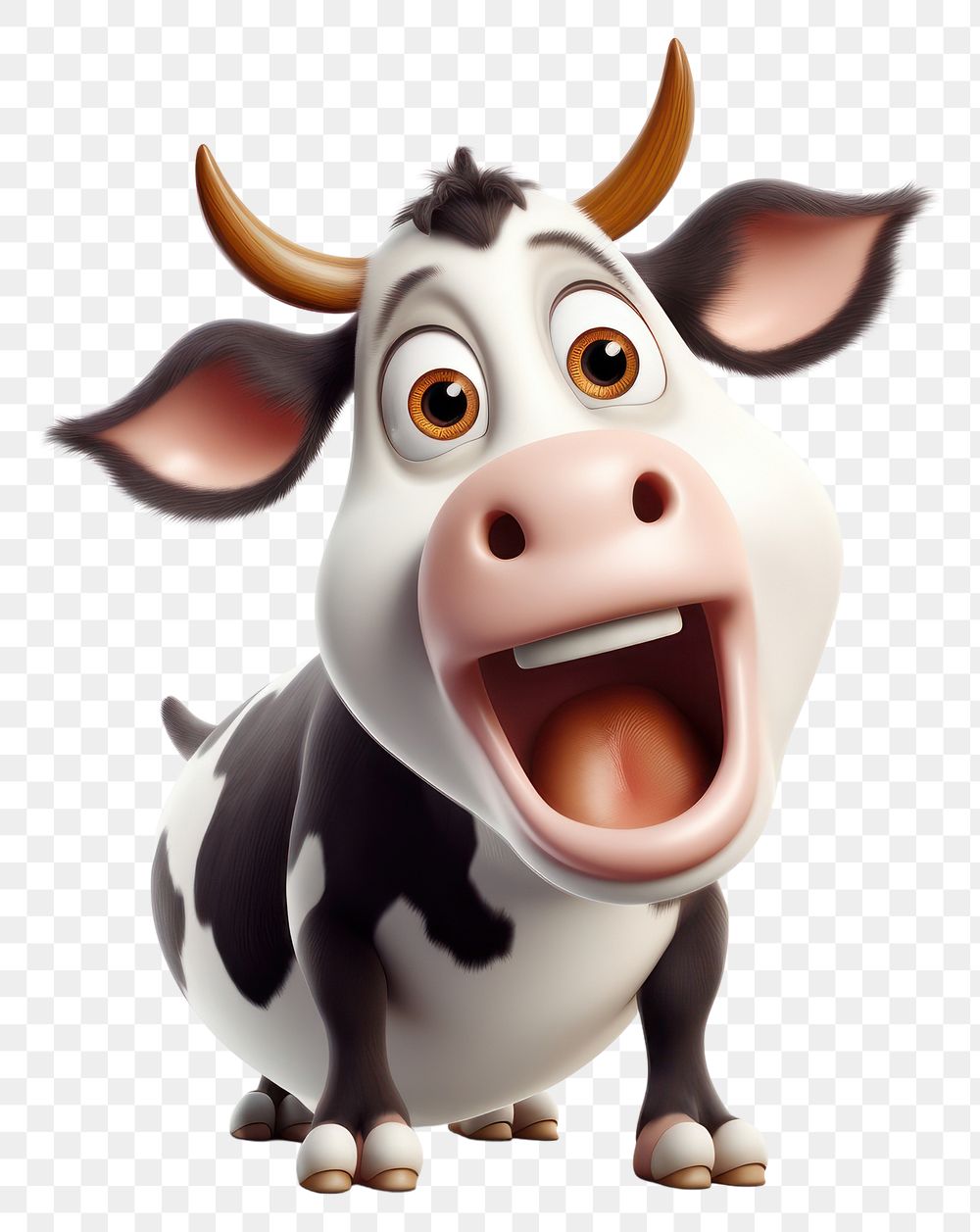 PNG Cow livestock cartoon mammal. | Free PNG - rawpixel
