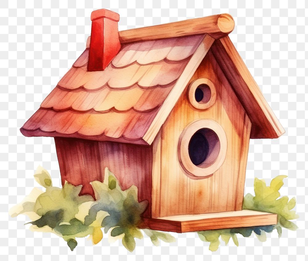 PNG Architecture birdhouse playhouse building. AI generated Image by rawpixel.