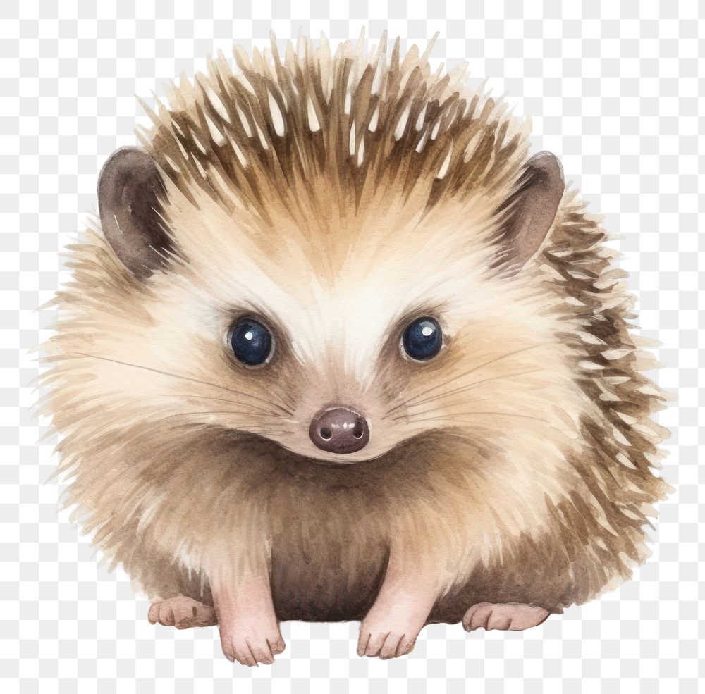 PNG Hedgehog porcupine animal mammal. AI generated Image by rawpixel.