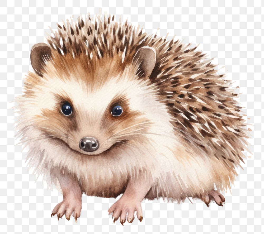 PNG Hedgehog porcupine animal mammal. AI generated Image by rawpixel.