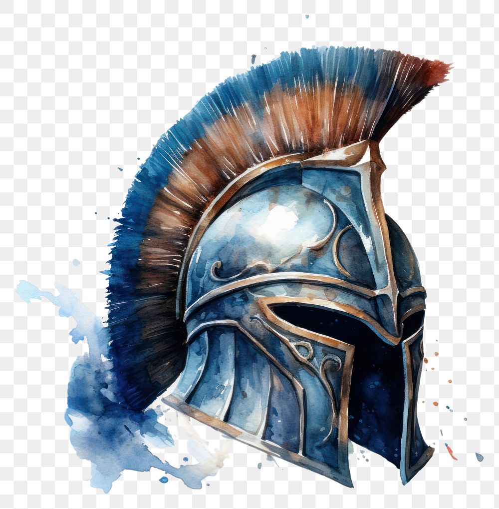 PNG Helmet creativity headgear medieval. AI generated Image by rawpixel.