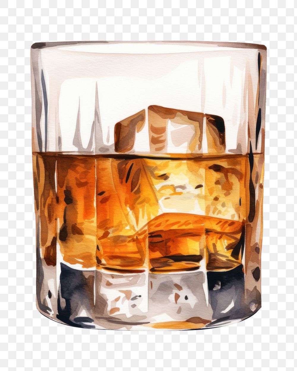 PNG Glass whiskey whisky drink. AI generated Image by rawpixel.