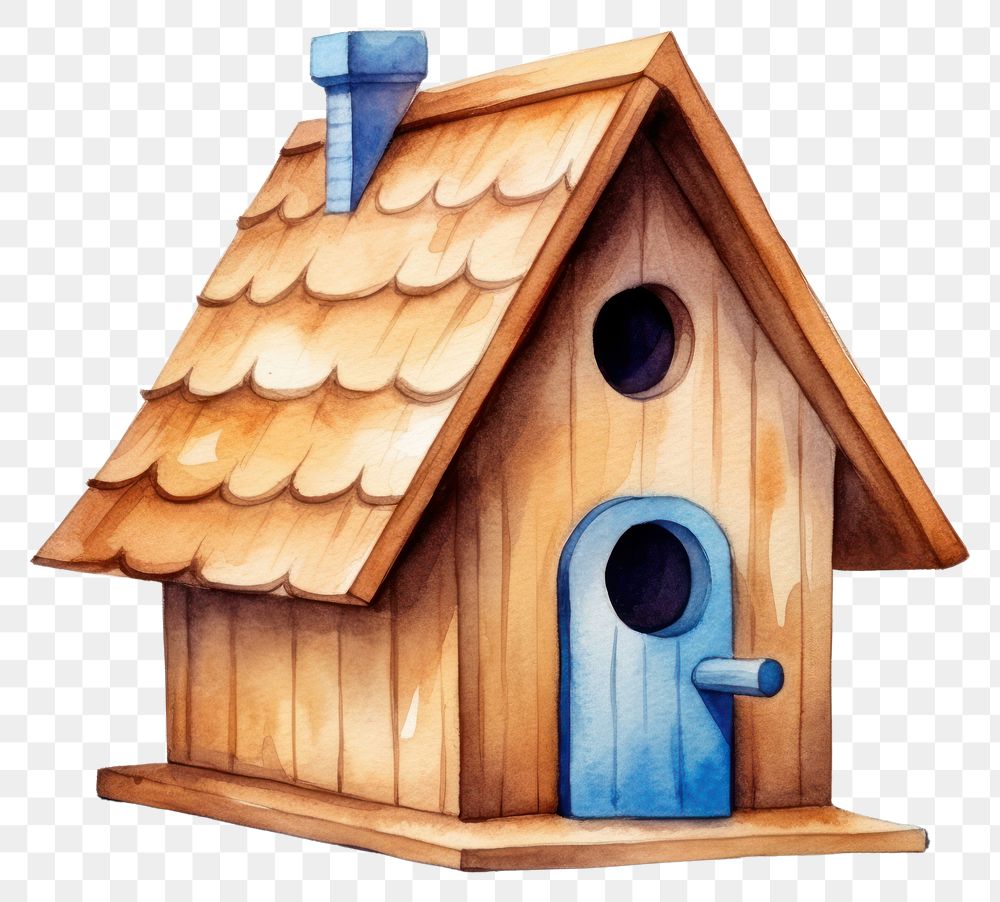 PNG Wood architecture birdhouse playhouse. AI generated Image by rawpixel.