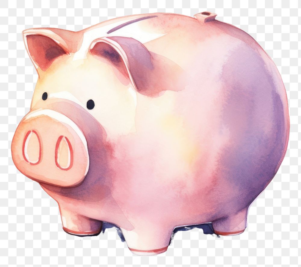 PNG Mammal pig representation investment. AI generated Image by rawpixel.