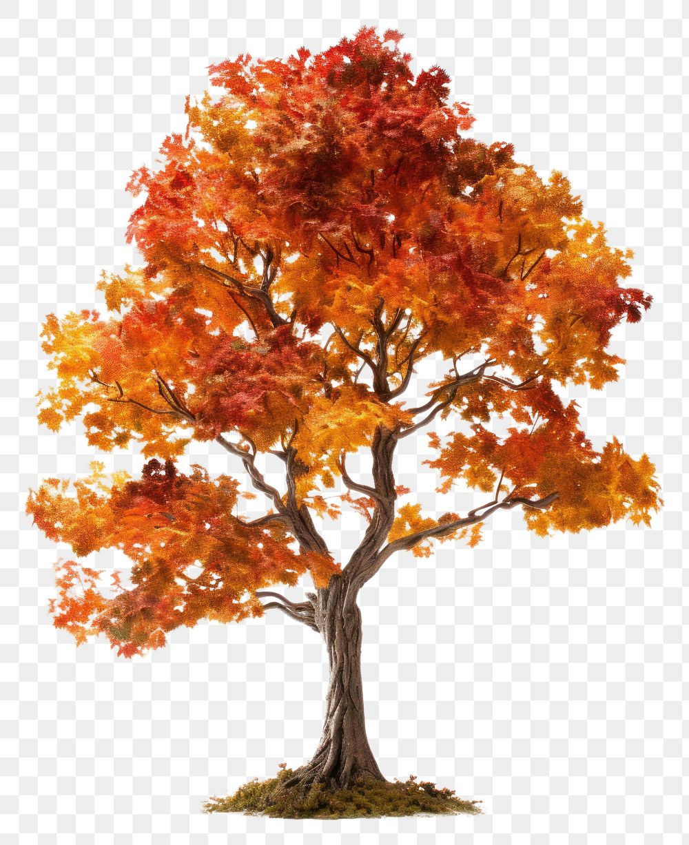 PNG Tree autumn plant maple. 