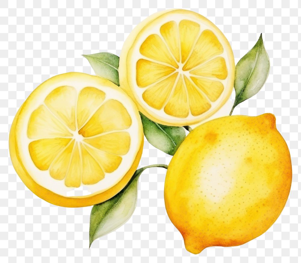 PNG Lemon fruit plant food. AI generated Image by rawpixel.