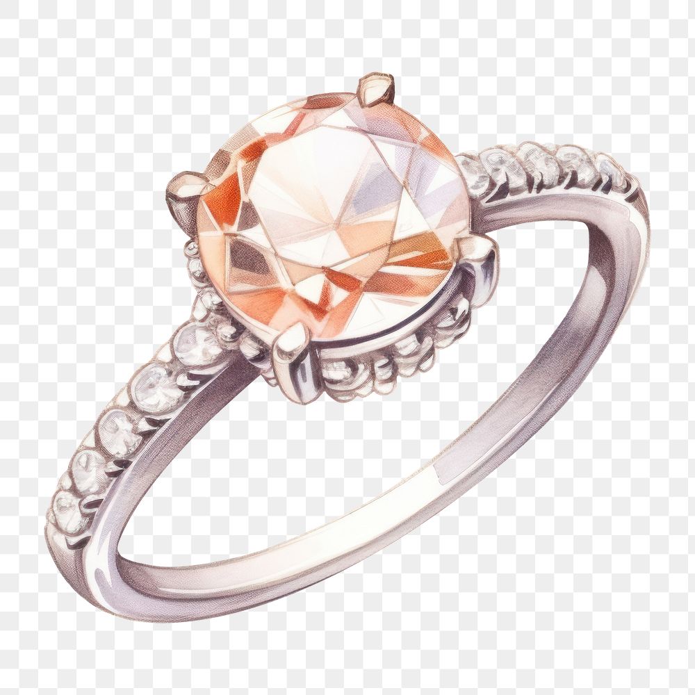 PNG Jewelry gemstone diamond wedding. AI generated Image by rawpixel.