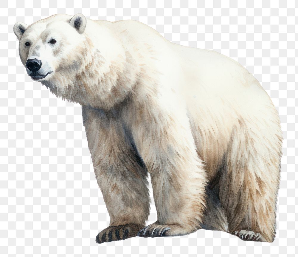 PNG Bear wildlife mammal animal. AI generated Image by rawpixel.