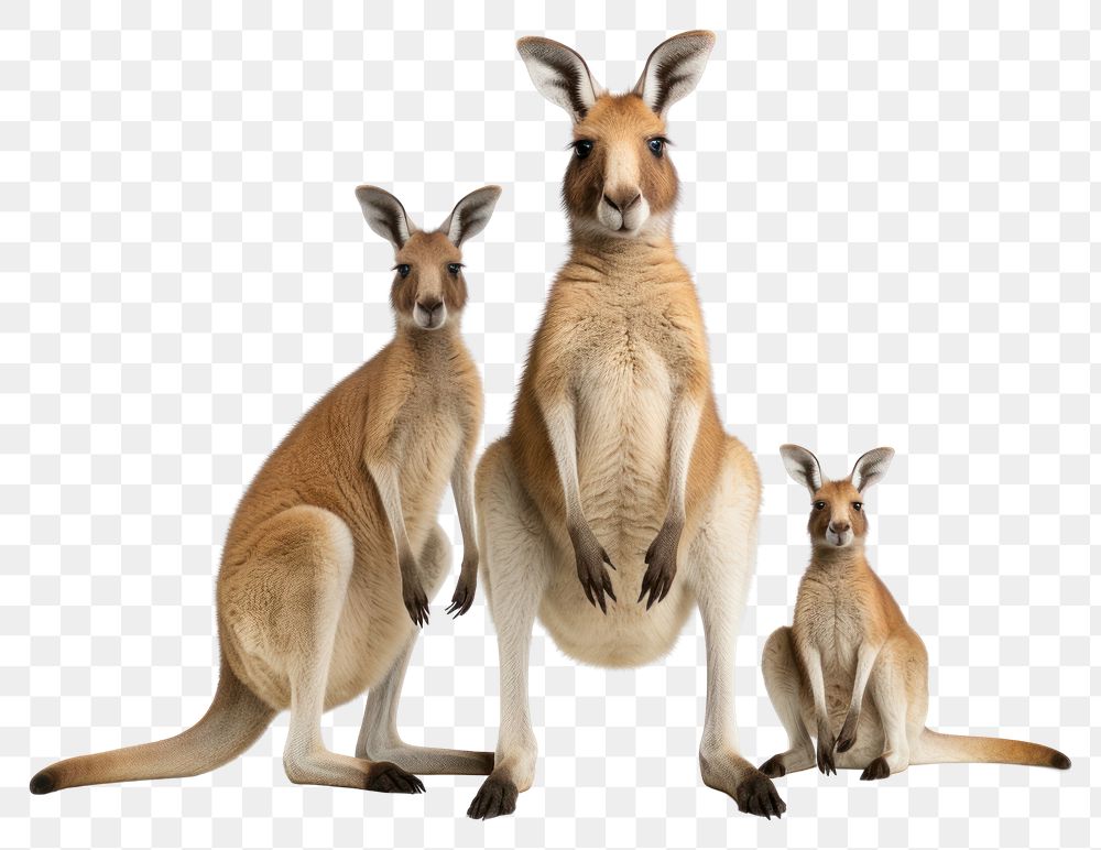PNG Kangaroo wallaby animal mammal. AI generated Image by rawpixel.