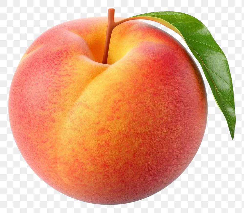 PNG Peach apple fruit plant