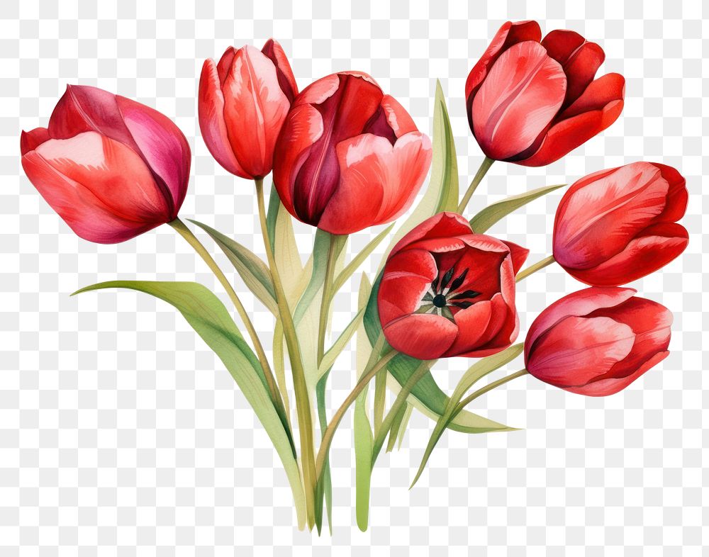 PNG Flower tulip plant inflorescence. | Premium PNG - rawpixel