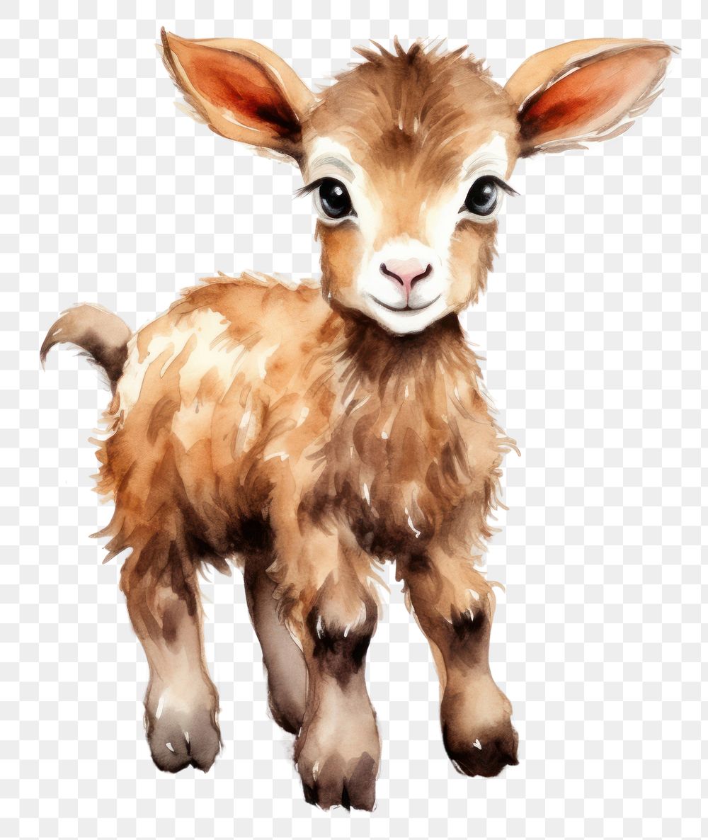 PNG Animal livestock mammal cute. AI generated Image by rawpixel.