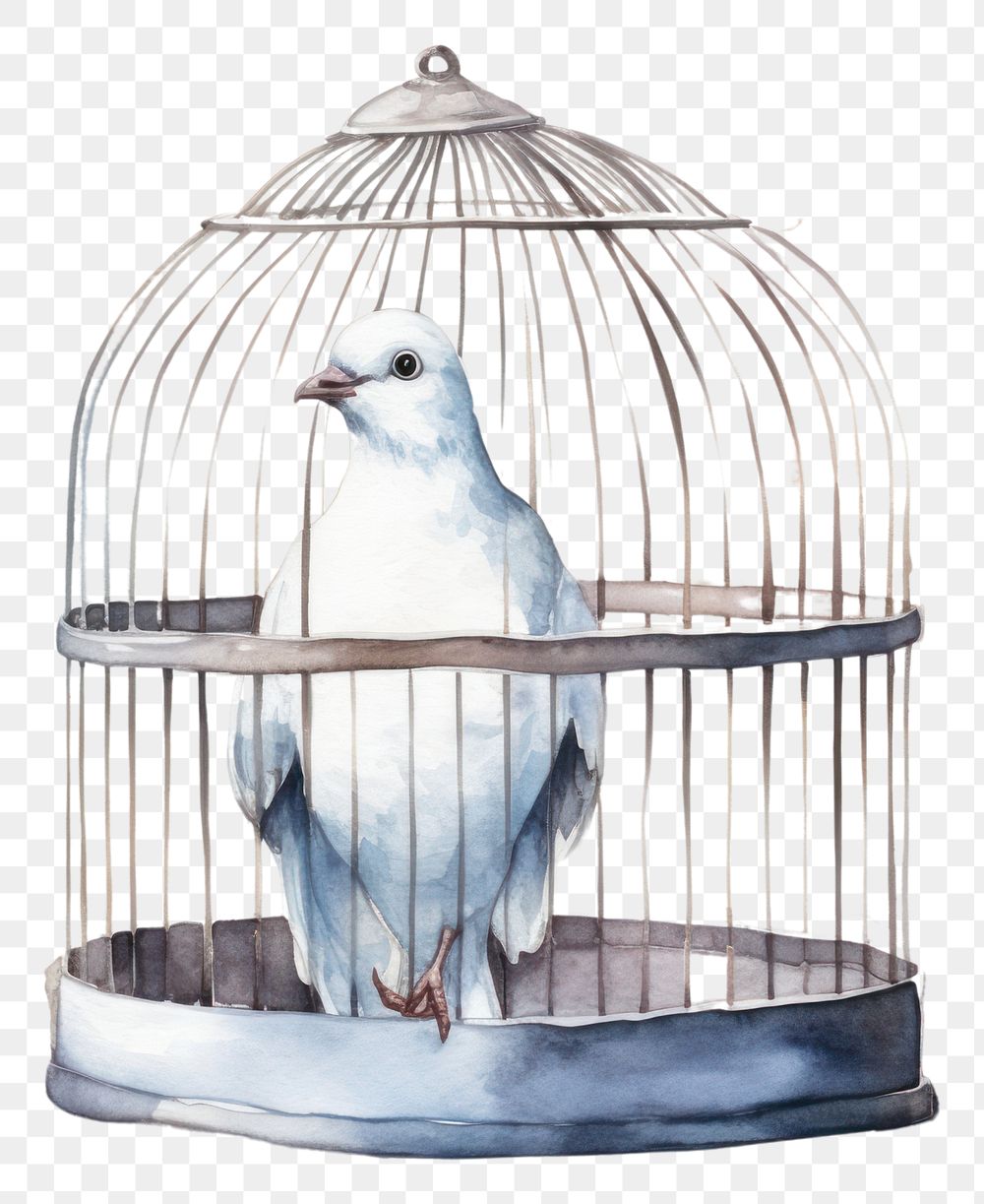 PNG Animal cage bird furniture. AI generated Image by rawpixel.