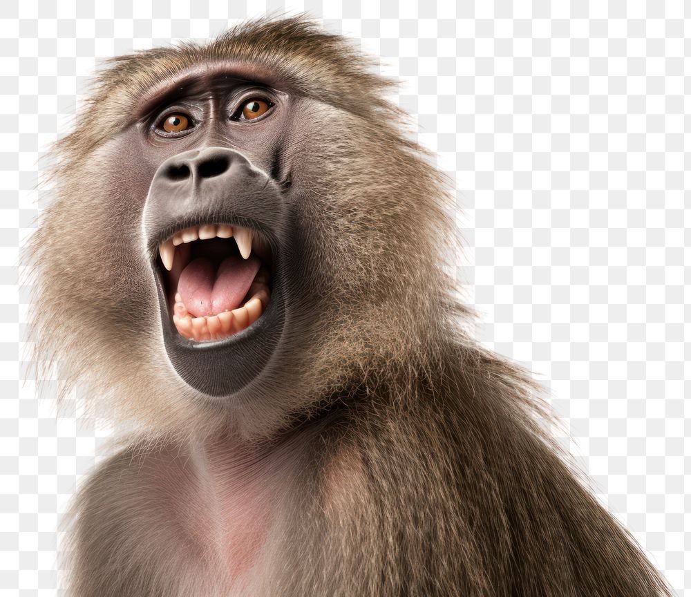 PNG Wildlife monkey mammal animal. AI generated Image by rawpixel.