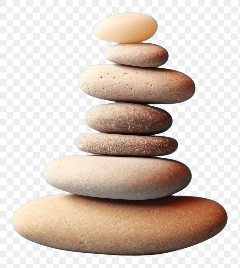 PNG Pebble simplicity zen-like balance. 