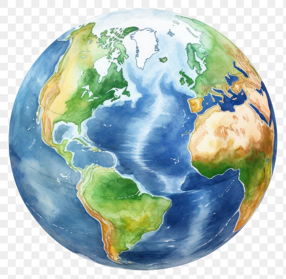 PNG Globe sphere planet earth transparent background