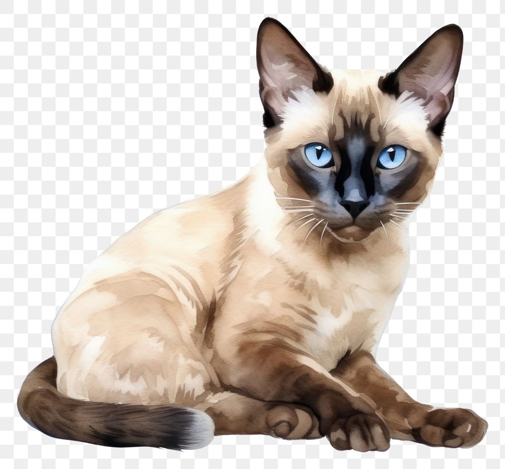 PNG Siamese animal mammal pet. | Free PNG - rawpixel